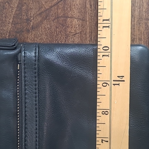 Margot Black Leather Purse Women's Small Shoulder Bag - Picture 11 of 13